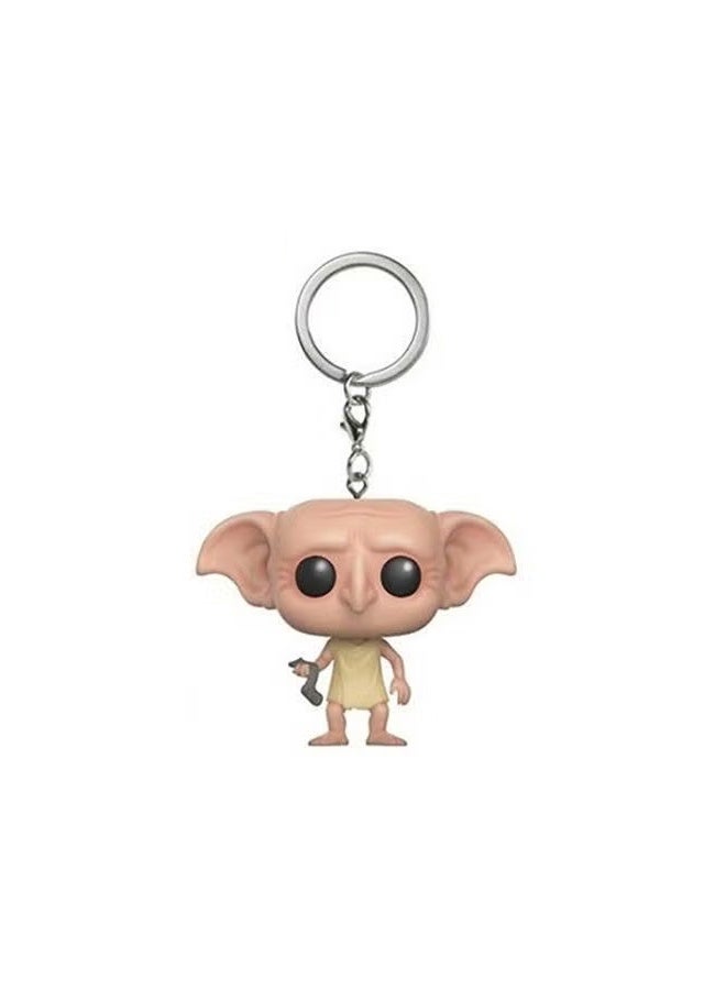 Harry Potter- Dobby Pendant Realistic Collectible Vinyl Figure Toy Keychain 1x1x1.5inch